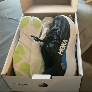 HOKA Men’s Solimar Shoe 11 2E Black and Blue